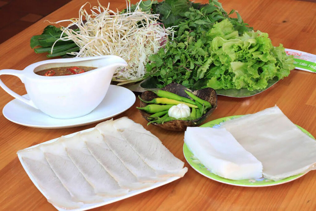 Da Nang rice paper pork rolls