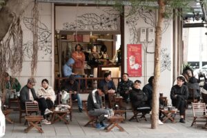 Sidewalk cafe – an ancient Hanoi tradition