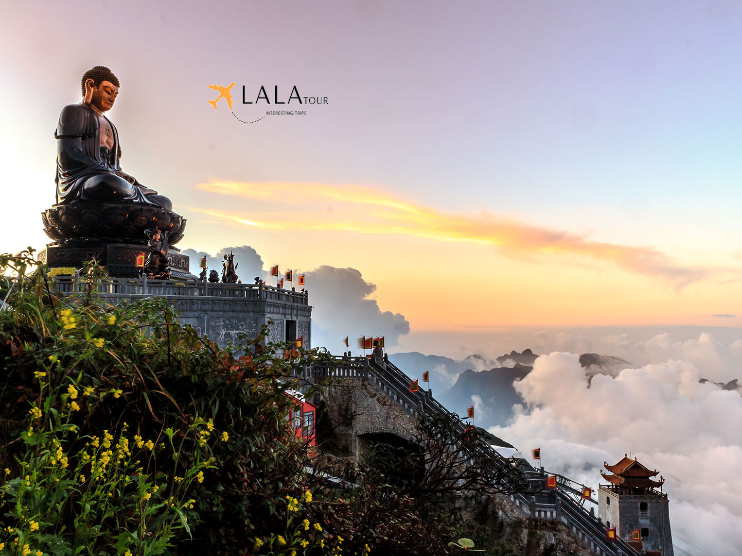 Great statue of Amitabha Buddha